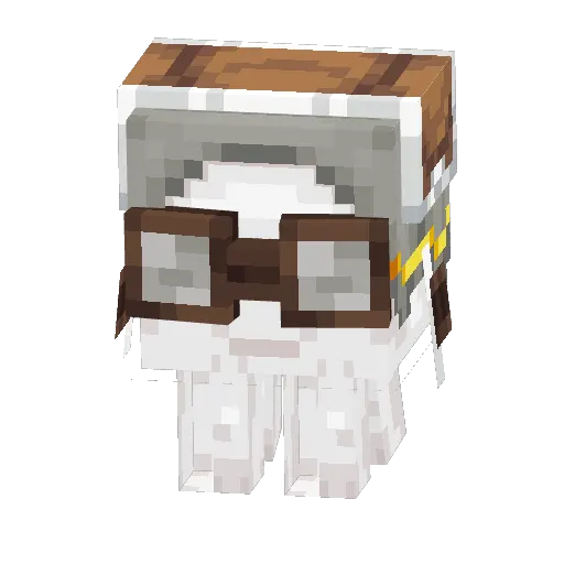Light Gray Baby Happy Ghast